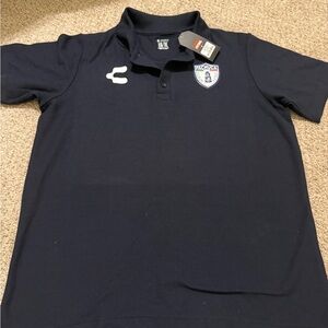 Men’s Charly soccer Navy Polo Shirt - Short Sleeve pachuca XL